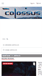 Mobile Screenshot of colossus.fi